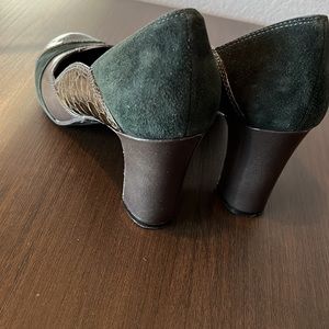 Franco Sarto green/grey shoes 8
